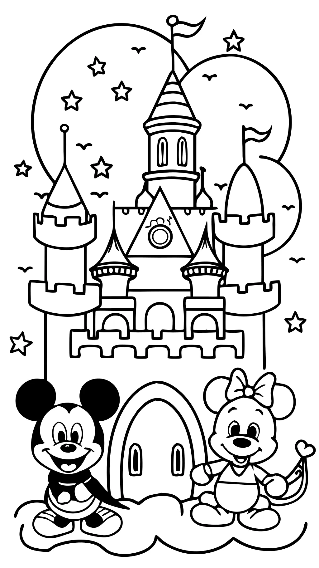 páginas para colorear imprimibles de Disney gratis